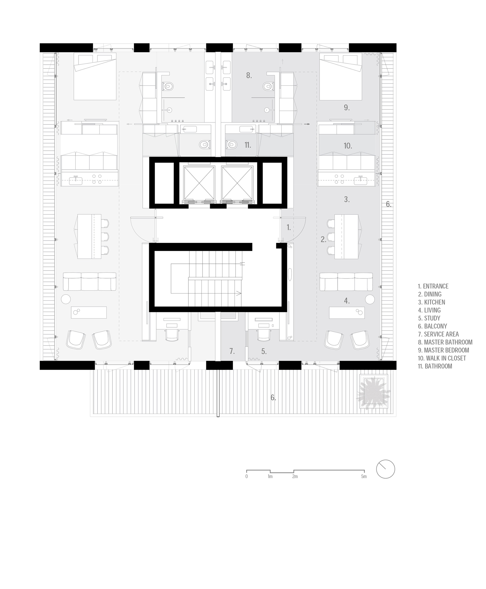 amazon tower XIV architectural plans 4